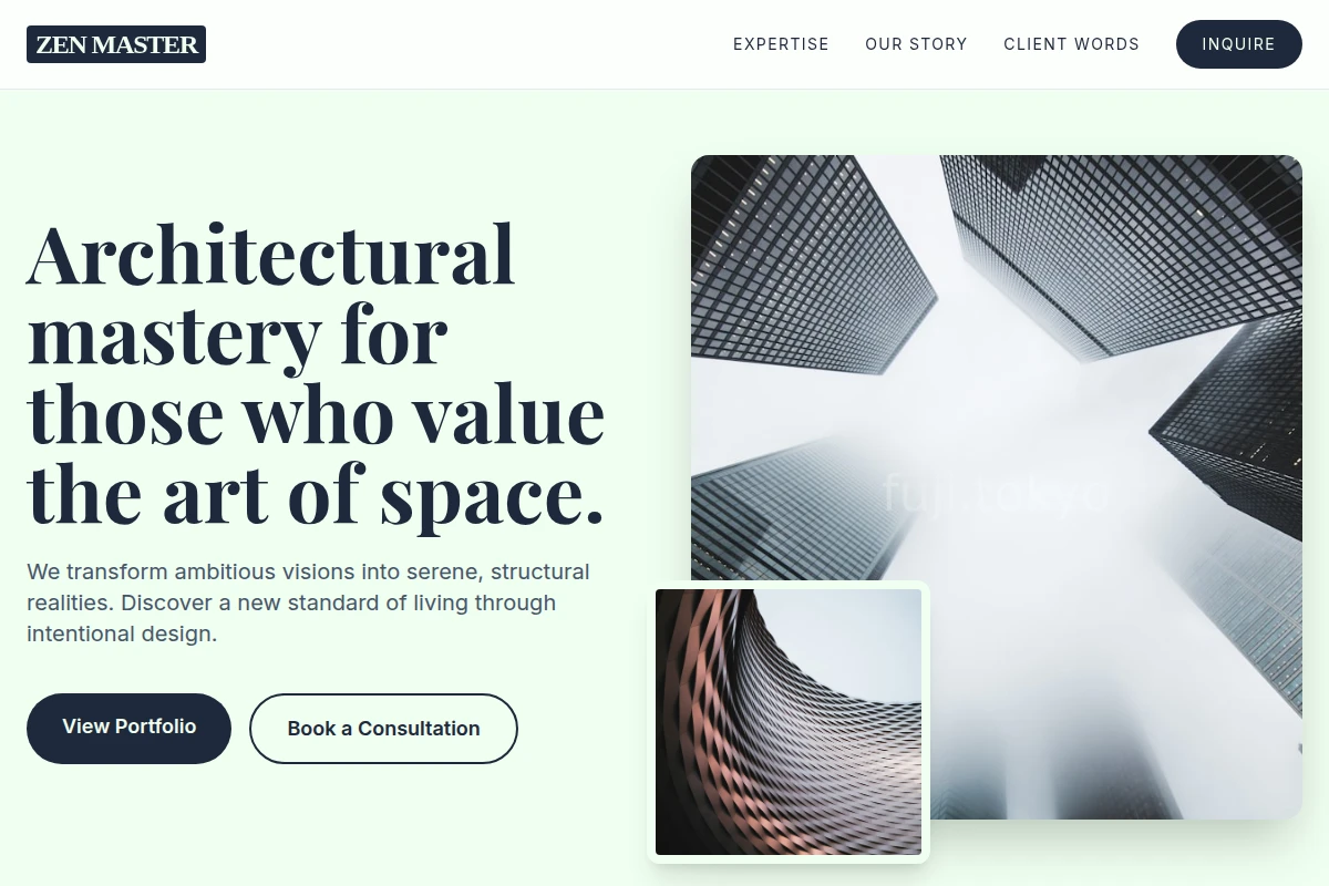 Zen-Master Architecture Studio