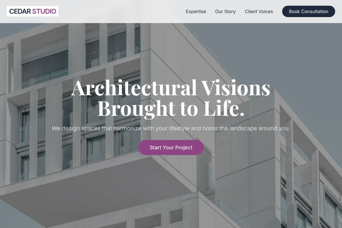 Cedar Architecture Studio